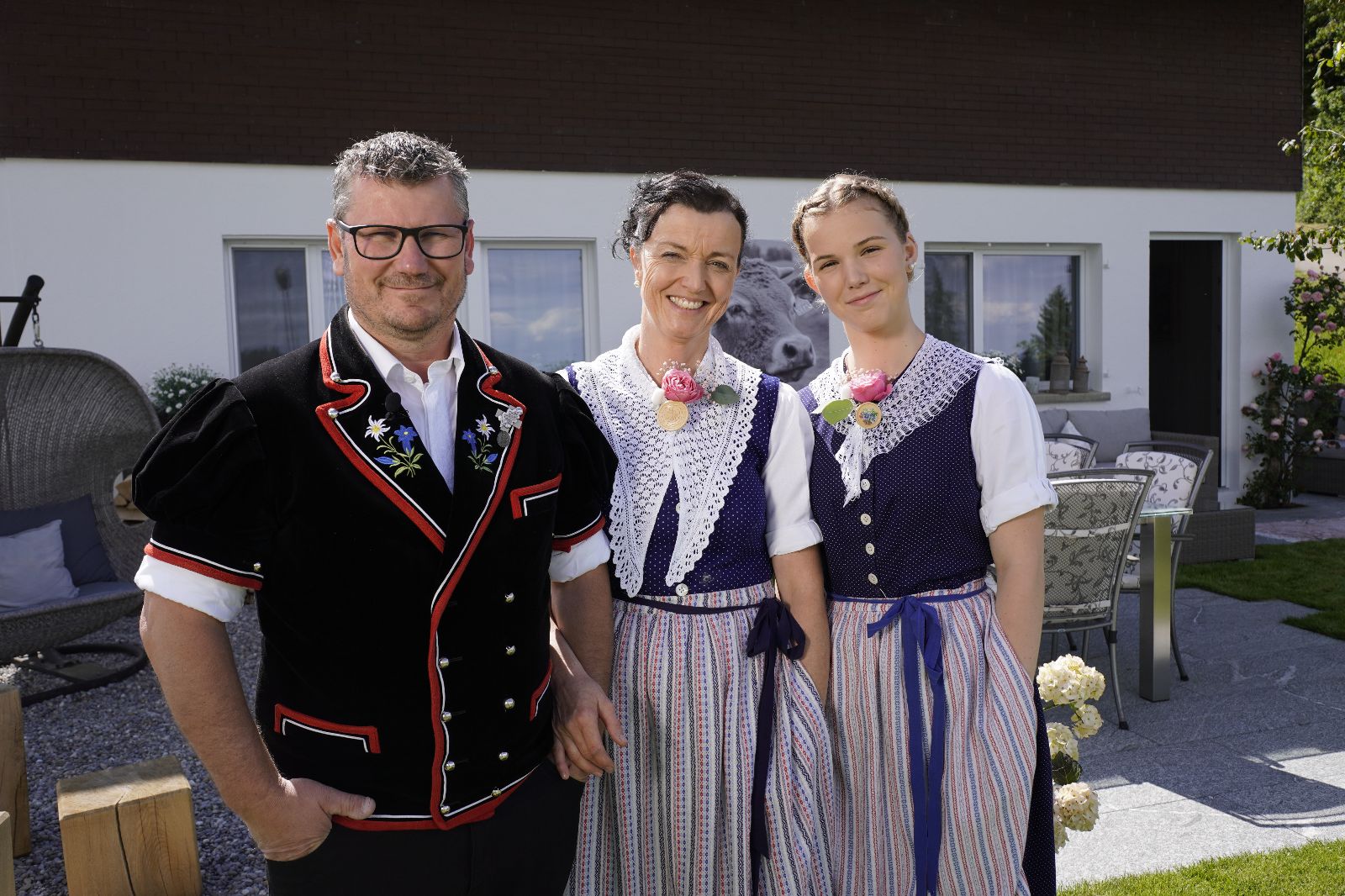 Irma Schatt e la sua famiglia