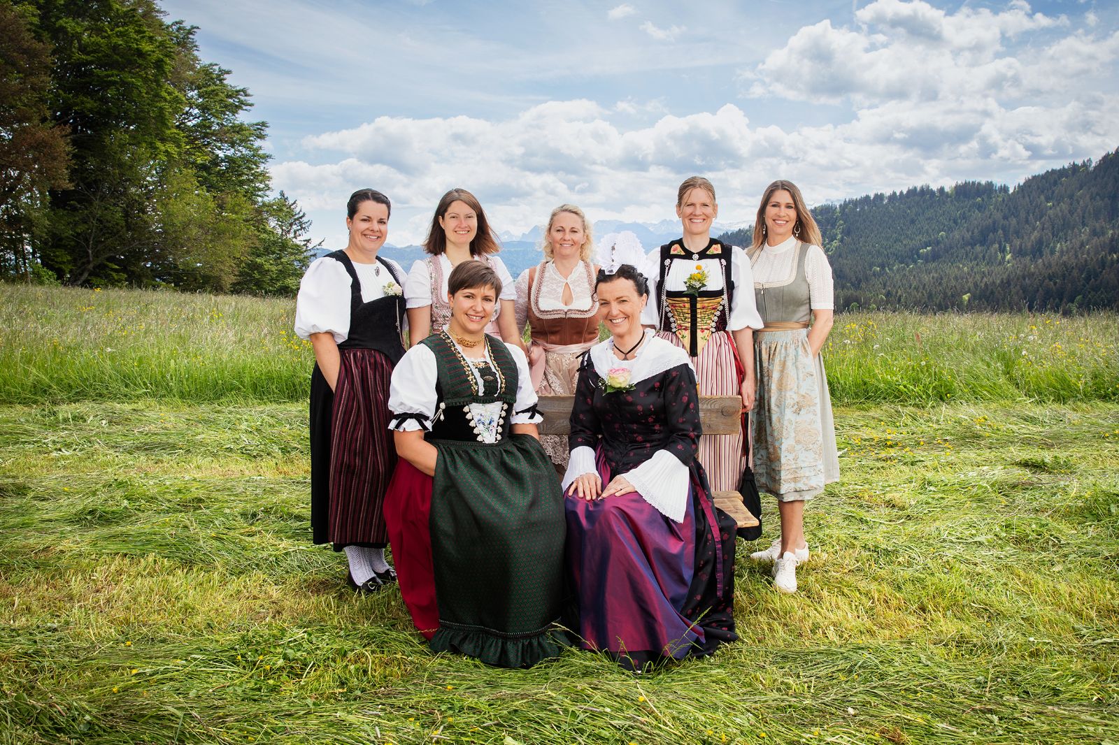 Tra le sette contadine che hanno partecipato alla stagione 2024 sono nate bellissime amicizie.